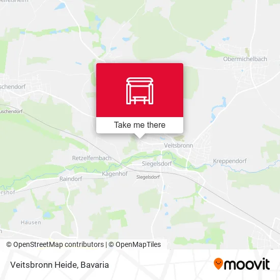 Карта Veitsbronn Heide