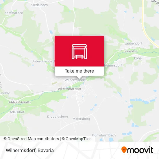 Карта Wilhermsdorf