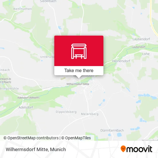 Карта Wilhermsdorf Mitte