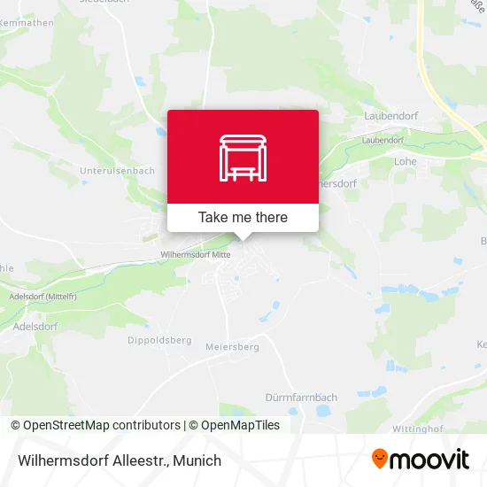 Карта Wilhermsdorf Alleestr.