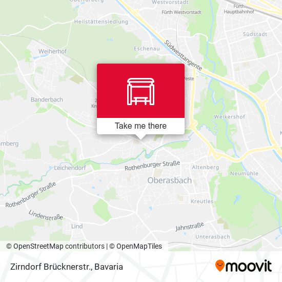 Zirndorf Brücknerstr. map