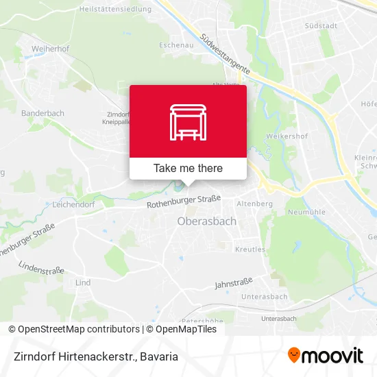 Карта Zirndorf Hirtenackerstr.
