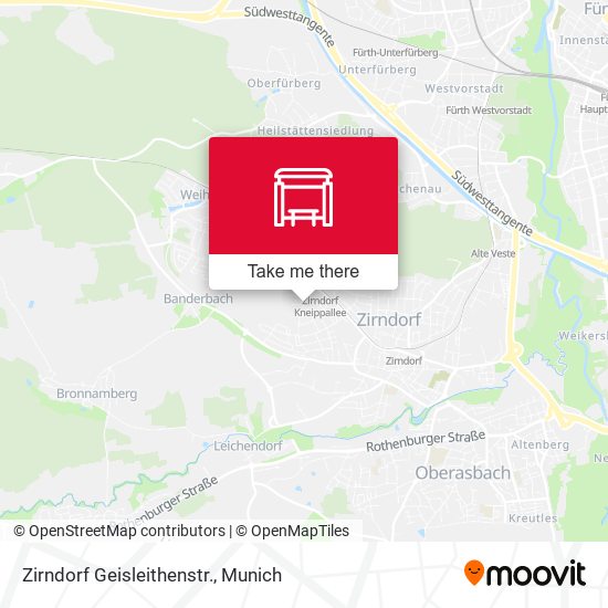 Zirndorf Geisleithenstr. map