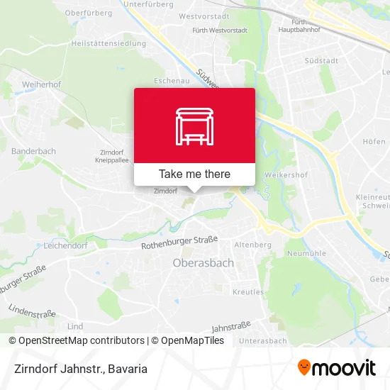 Карта Zirndorf Jahnstr.