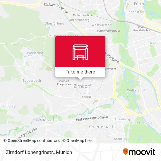 Карта Zirndorf Lohengrinstr.