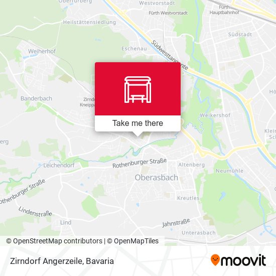 Карта Zirndorf Angerzeile
