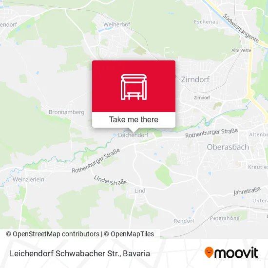 Карта Leichendorf Schwabacher Str.