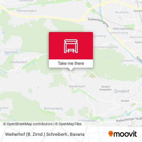 Weiherhof (B. Zirnd.) Schreiberh. map