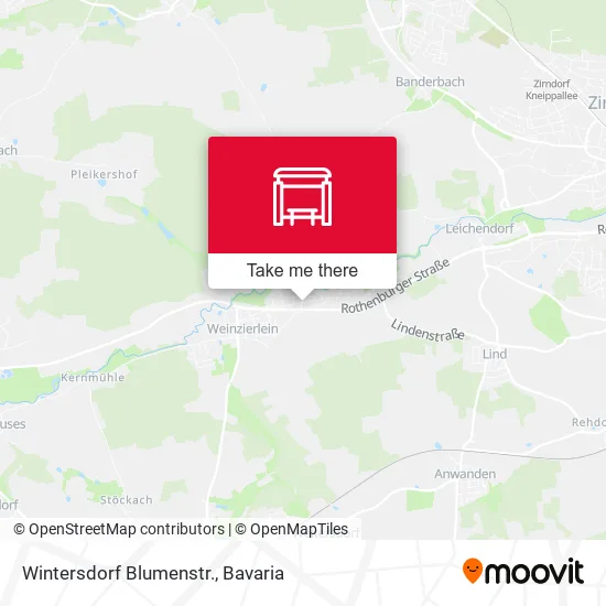 Карта Wintersdorf Blumenstr.