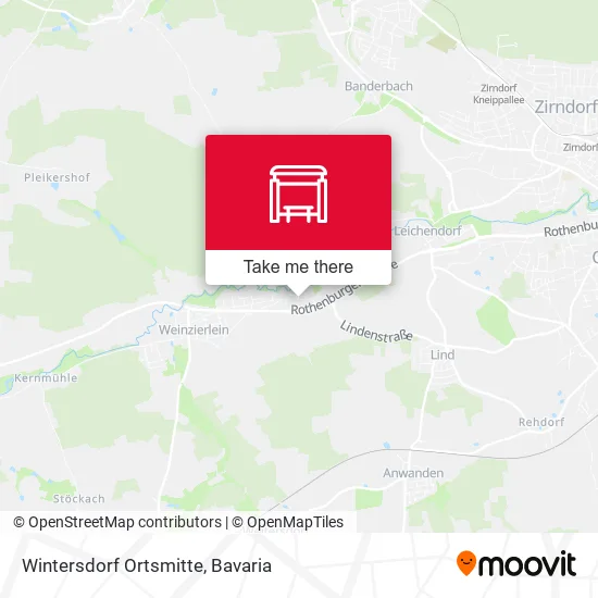 Карта Wintersdorf Ortsmitte