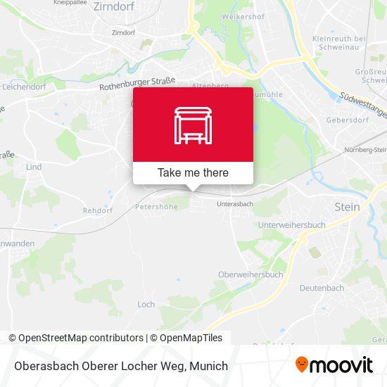 Oberasbach Oberer Locher Weg map