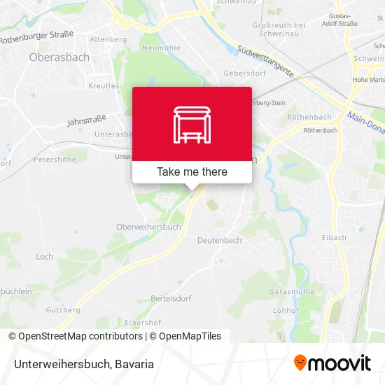 Карта Unterweihersbuch