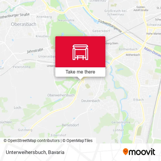 Карта Unterweihersbuch