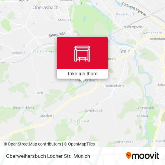 Oberweihersbuch Locher Str. map