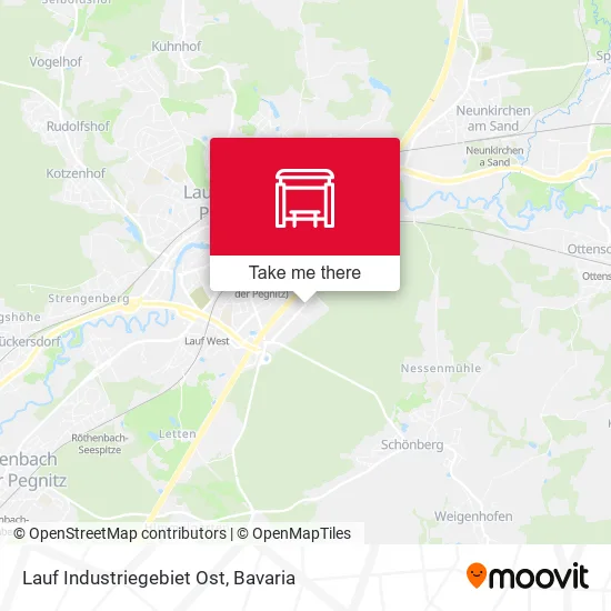 Карта Lauf Industriegebiet Ost