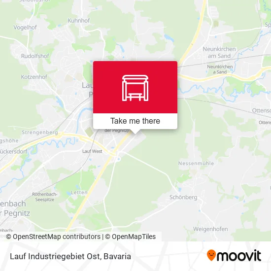 Карта Lauf Industriegebiet Ost
