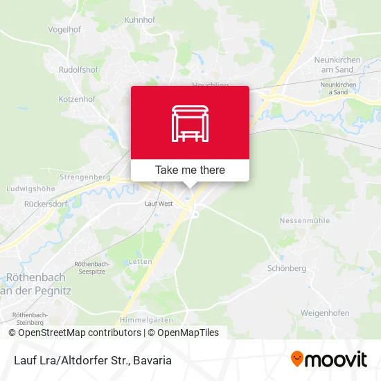 Карта Lauf Lra/Altdorfer Str.
