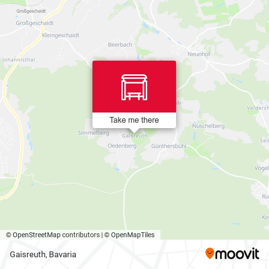 Gaisreuth map