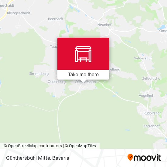 Günthersbühl Mitte map