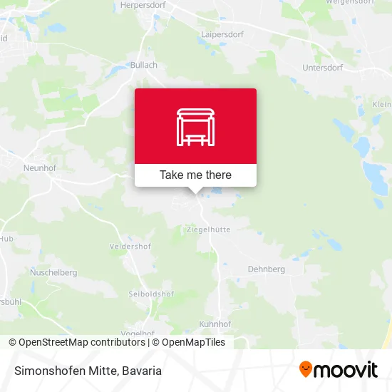 Карта Simonshofen Mitte