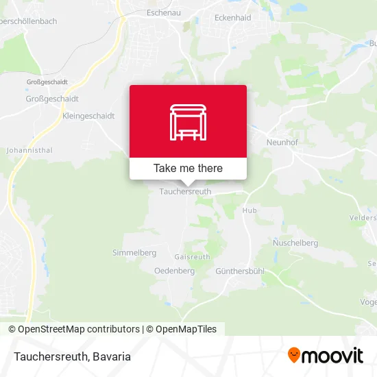 Карта Tauchersreuth