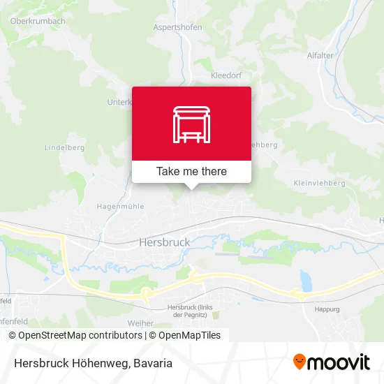 Карта Hersbruck Höhenweg