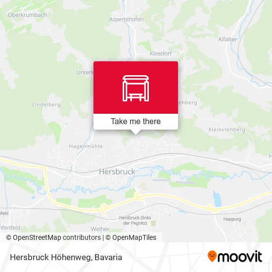 Карта Hersbruck Höhenweg