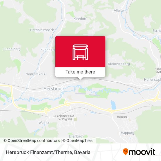 Hersbruck Finanzamt/Therme map