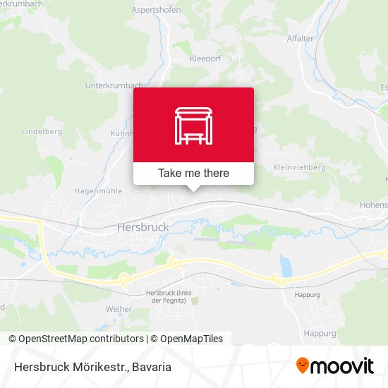 Hersbruck Mörikestr. map