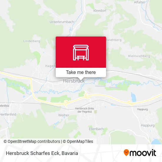 Карта Hersbruck Scharfes Eck