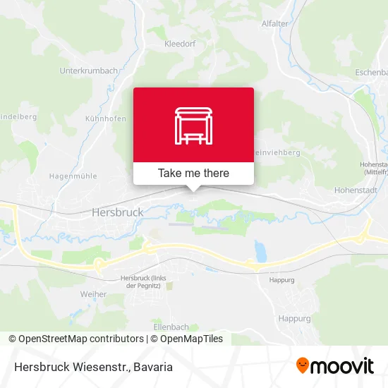 Карта Hersbruck Wiesenstr.