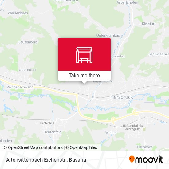Карта Altensittenbach Eichenstr.