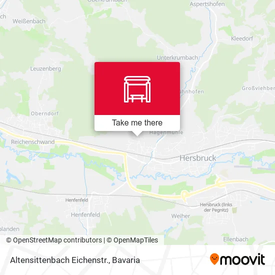 Карта Altensittenbach Eichenstr.