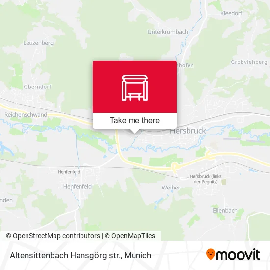 Карта Altensittenbach Hansgörglstr.