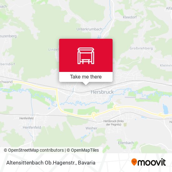 Карта Altensittenbach Ob.Hagenstr.