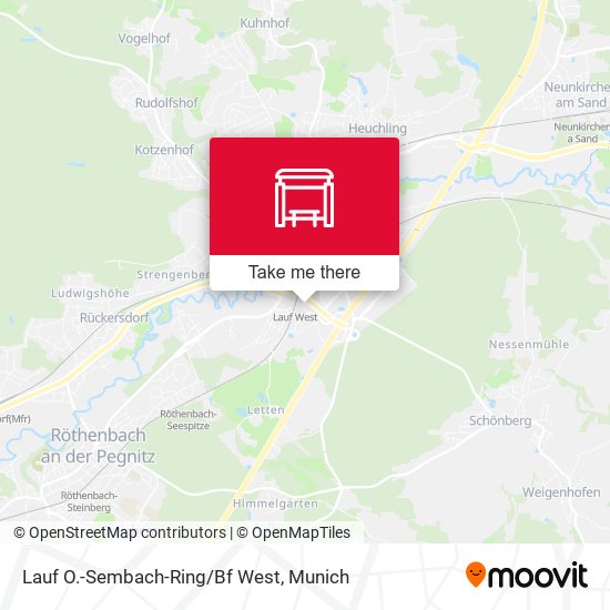 Lauf O.-Sembach-Ring/Bf West map