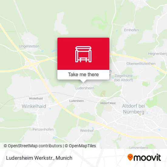 Карта Ludersheim Werkstr.