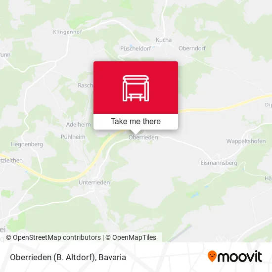Карта Oberrieden (B. Altdorf)