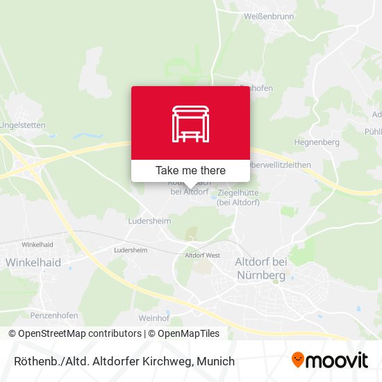 Röthenb. / Altd. Altdorfer Kirchweg map