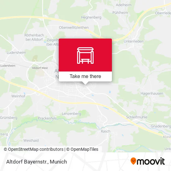 Altdorf Bayernstr. map