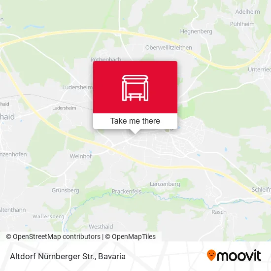 Карта Altdorf Nürnberger Str.