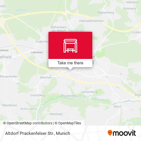 Карта Altdorf Prackenfelser Str.