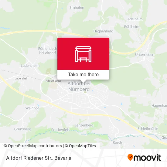 Карта Altdorf Riedener Str.