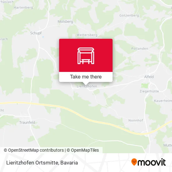 Карта Lieritzhofen Ortsmitte