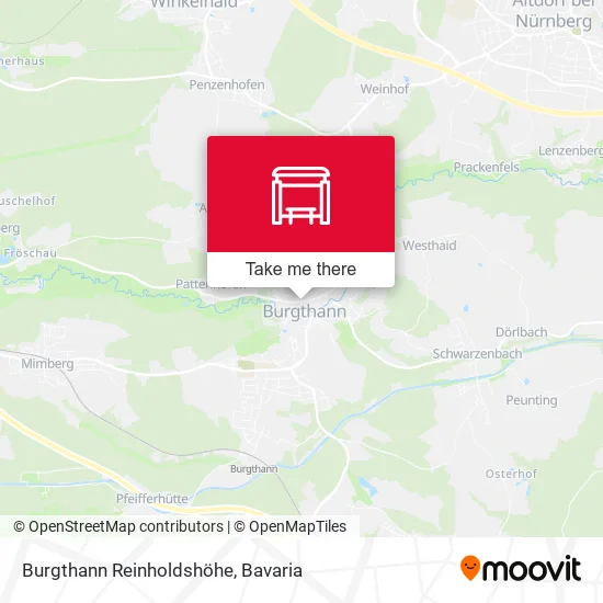 Карта Burgthann Reinholdshöhe