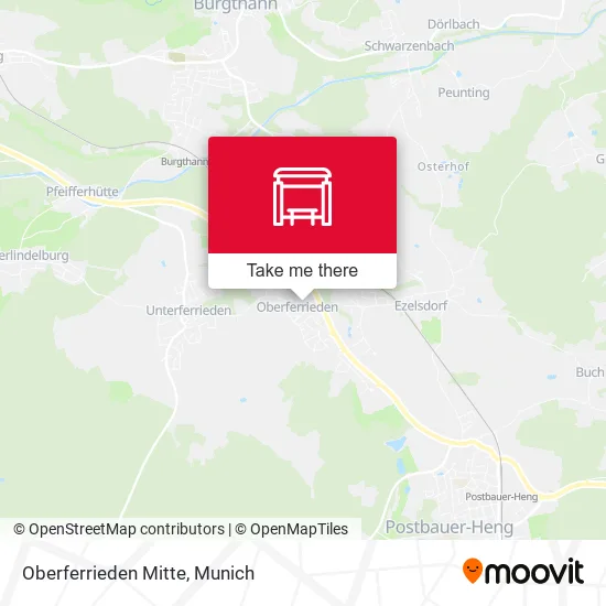 Карта Oberferrieden Mitte