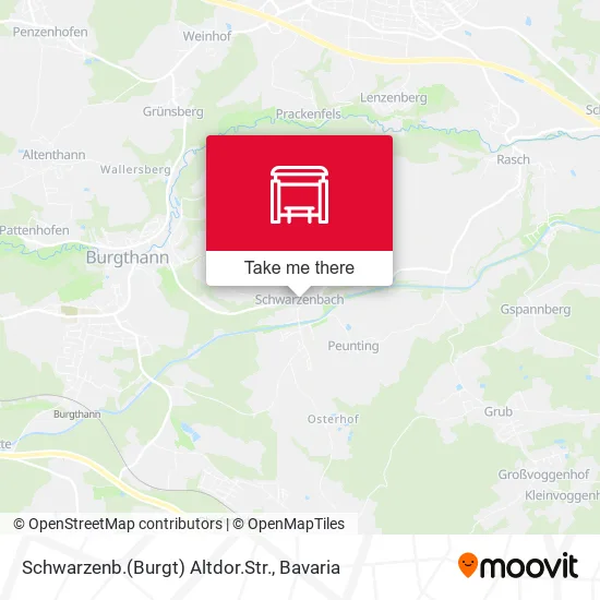 Карта Schwarzenb.(Burgt) Altdor.Str.