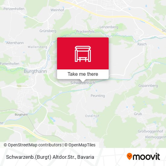 Schwarzenb.(Burgt) Altdor.Str. map