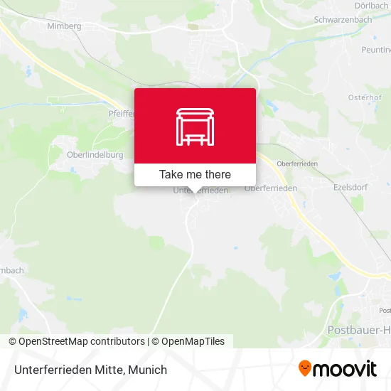 Карта Unterferrieden Mitte