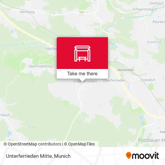 Карта Unterferrieden Mitte